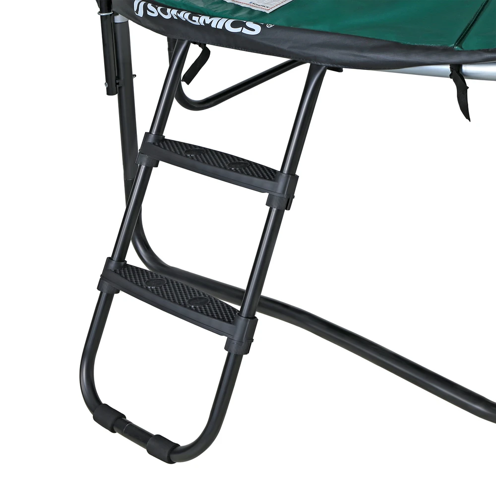 Koduva Batuto kopėčios, 76 cm aukščio, su plačiais laipteliais, metalinis rėmas, juodos