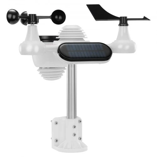 VEVOR Belaidė meteorologinė stotis 7-in-1, su 19 cm spalvotu ekranu