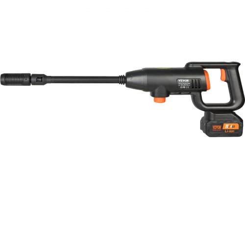 VEVOR Belaidis aukšto slėgio ploviklis XS-002, 220 W, 21 V, su 4,0 Ah akumuliatoriumi ir 6 viename antgaliu
