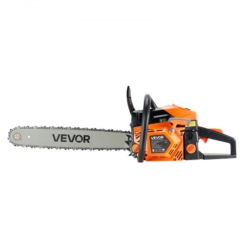 VEVOR Benzininis grandininis pjūklas 6200, 2,7 kW, 51 cm, oranžinė / juoda