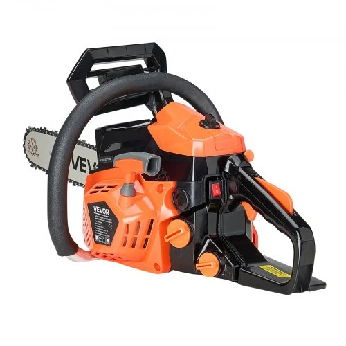VEVOR Benzininis grandininis pjūklas 4000, 40 cc, 1,3 kW, 36 cm, oranžinė / juoda