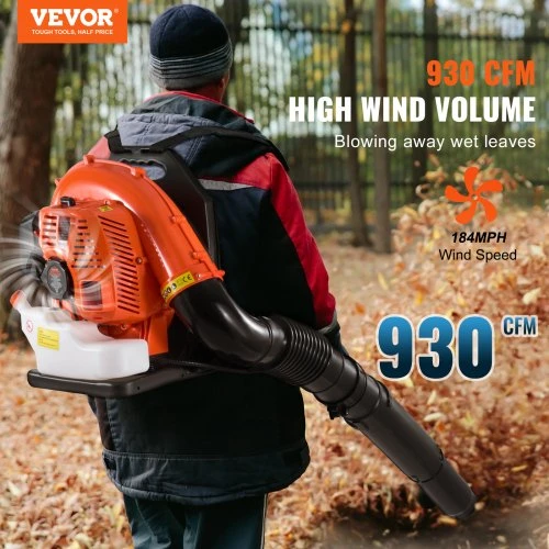 Koduva Benzininis lapų pūstuvas VEVOR QS25Q79BF, 79 cc, 3 l