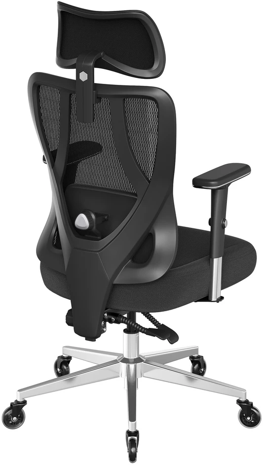 Koduva Biuro kėdė, ergonominė, sukama, juoda, 70 x 70 x 112–136 cm, iki 150 kg