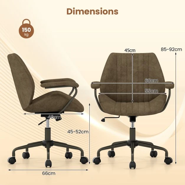Promotion Biuro kėdė su veliūru 68-92 cm žalia