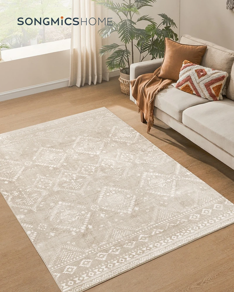 Koduva Boho kilimas 140 x 200 cm, purus, cappuccino smėlio spalvos