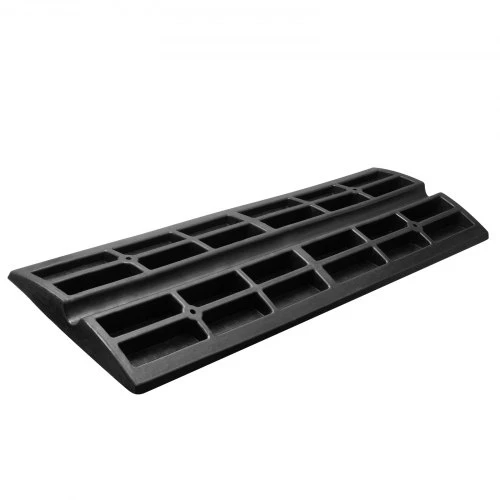 VEVOR Bortelio įvažiavimo rampa C03, guma, 122 x 41 x 7 cm, iki 15000 kg