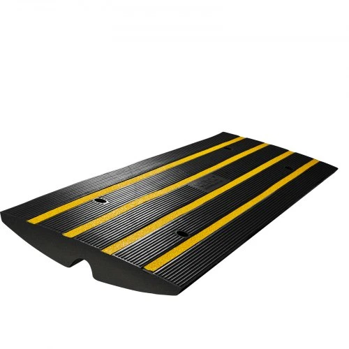 VEVOR Bortelio įvažiavimo rampa C03, guma, 122 x 41 x 7 cm, iki 15000 kg
