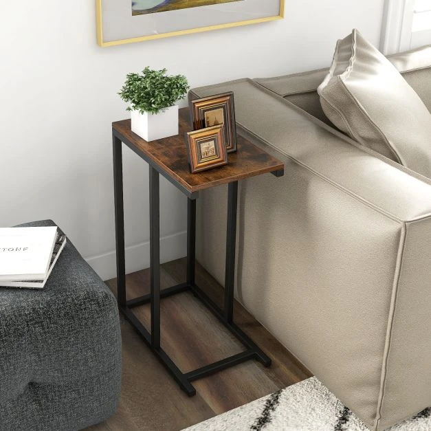 Sofa Promotion C formos šoninis staliukas Rustic Brown