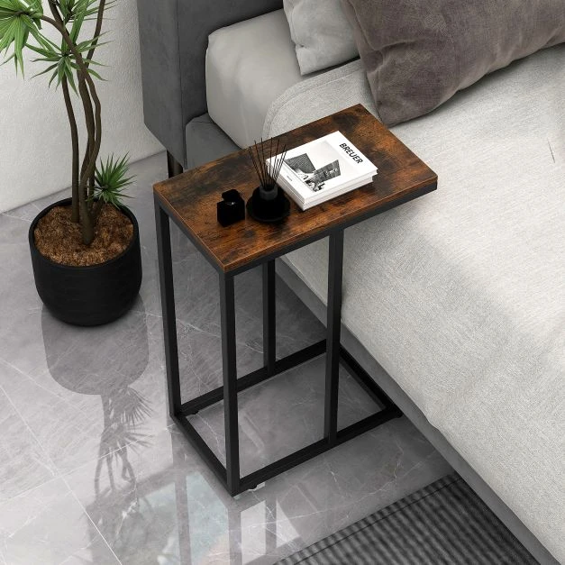 Sofa Promotion C formos šoninis staliukas Rustic Brown
