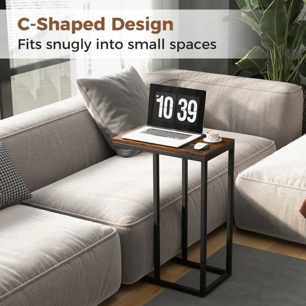 Sofa Promotion C formos šoninis staliukas Rustic Brown