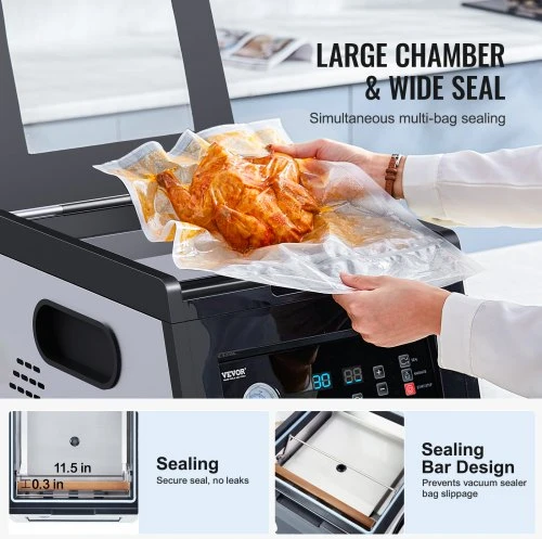 VEVOR Chamber vacuum sealer YJ-300TV2, 380 W, 290 mm