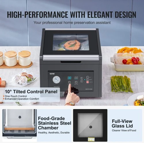 VEVOR Chamber vacuum sealer YJ-300TV2, 380 W, 290 mm