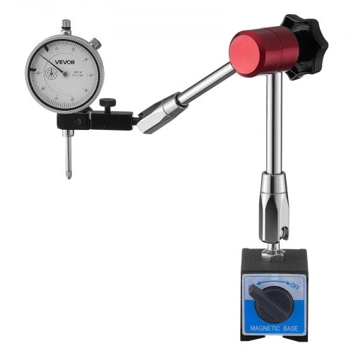 Koduva Ciferinis matuoklis VEVOR su magnetiniu lanksčiu stovu, 0,03 mm tikslumas, 0-25,4 mm