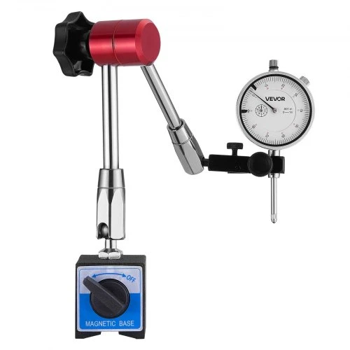 Koduva Ciferinis matuoklis VEVOR su magnetiniu lanksčiu stovu, 0,03 mm tikslumas, 0-25,4 mm