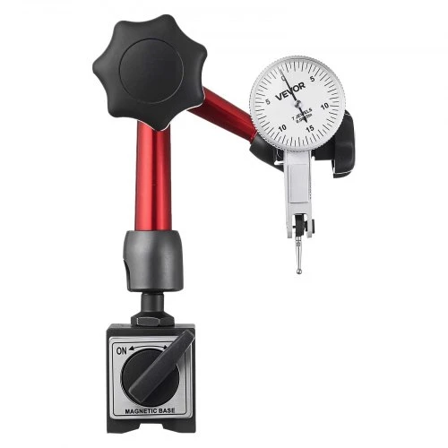 Koduva Ciferinis svirtinis indikatorius VEVOR su universaliu magnetiniu pagrindu ir dėklu, 0,01 mm, 0-0,76 mm