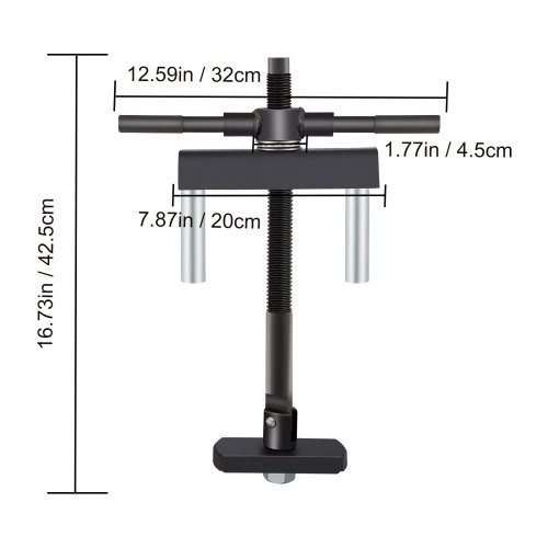 VEVOR Cilindro įvorės nuėmėjas K05T, 75-138 mm, 45# plienas