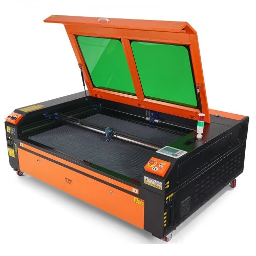 Koduva CO2 lazerinis graviravimo ir pjovimo įrenginys VEVOR KH1490, 130 W, 140 x 90 cm