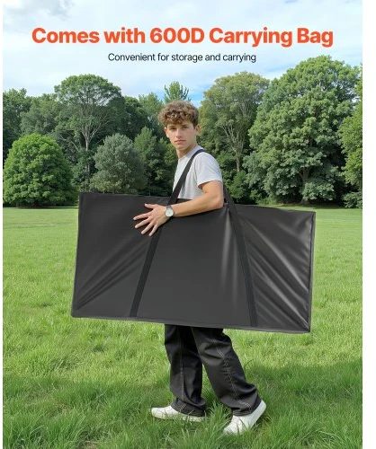 VEVOR Cornhole setas 4x2 ft, medinis, su 8 maišeliais ir nešiojimo dėklu