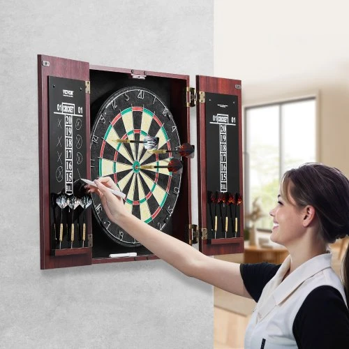 Koduva Dartų spintelės komplektas VEVOR VDC10, 45 cm, sisalis, MDF