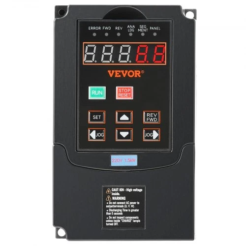 VEVOR Dažnio keitiklis A2-8015, 1,5 kW, 220 V, 7,5 A