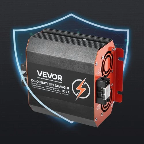 Koduva DC į DC akumuliatoriaus įkroviklis VEVOR SDC-30A, 12 V, 30 A, 375 W