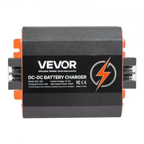 Koduva DC į DC akumuliatoriaus įkroviklis VEVOR SDC-40A, 12 V, 40 A, 500 W