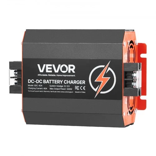 Koduva DC į DC akumuliatoriaus įkroviklis VEVOR SDC-40A, 12 V, 40 A, 500 W