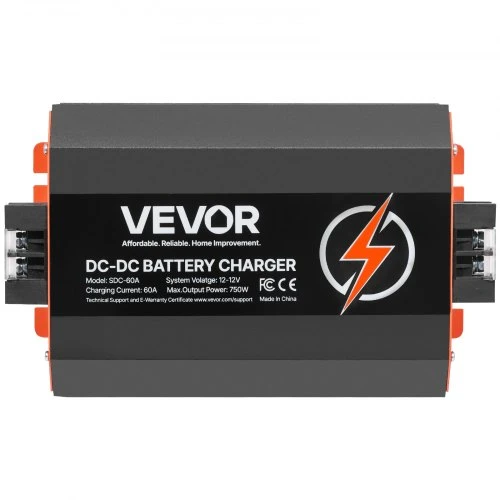 Koduva DC į DC akumuliatorių įkroviklis VEVOR SDC-60A, 12 V, 60 A, 750 W