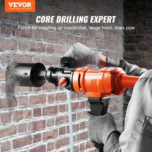 VEVOR Deimantinė gręžimo mašina betonui Z1Z-CF02-80, 1500 W, 10,2 cm