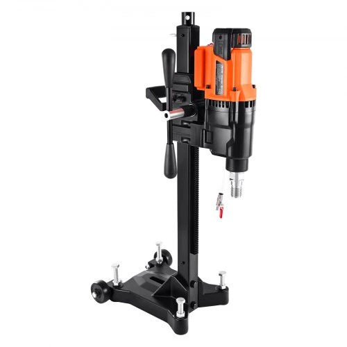 Koduva Deimantinė gręžimo mašina VEVOR CF-9255C su stovu, 20-254 mm, 2500 W, su 10 grąžtų