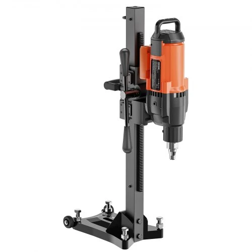 Koduva Deimantinė gręžimo mašina VEVOR Z1Z-9260 su stovu ir ratukais, 3200 W, 750 RPM, maks. gręžimo skersmuo 26 cm