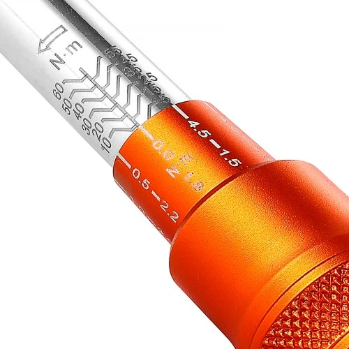 Koduva Dinamometrinio rakto rinkinys VEVOR HG-386025, 10 mm pavara, 5-60 N·m, oranžinis