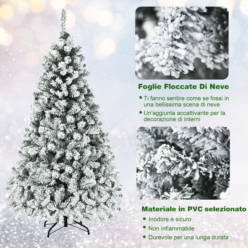 Promotion Dirbtinė eglutė su sniegu ir LED 180cm
