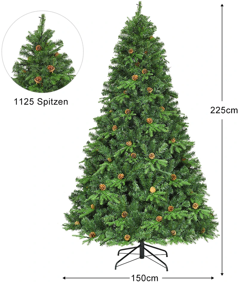 Koduva Dirbtinė Kalėdų eglutė su LED 225cm