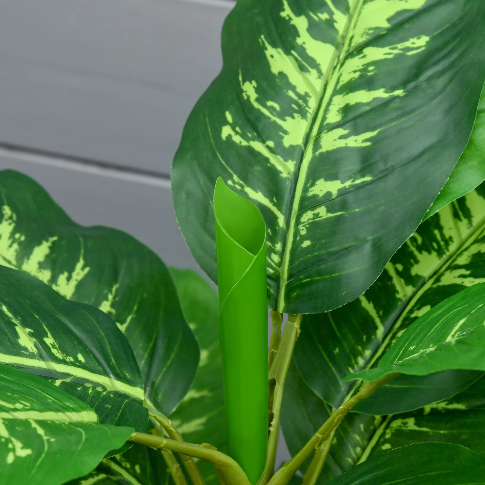 Aosom Dirbtinis augalas Dieffenbachia, žalia, 95 cm