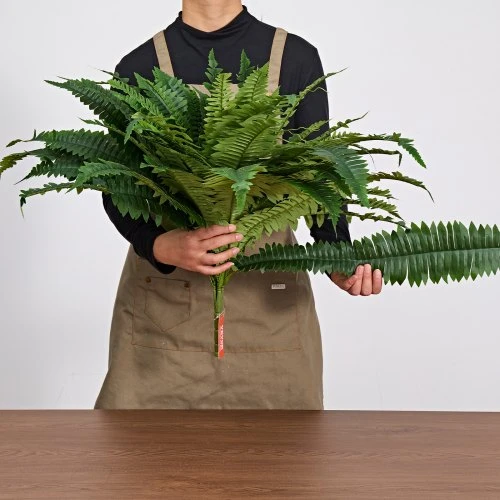 Koduva Dirbtinis papartis VEVOR Boston, žalias, 127 x 127 x 60-65 cm, 96 lapai