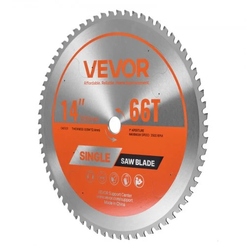 Koduva Diskinis pjūklo diskas VEVOR metalui, 355 mm, 66 dantys, 25,4 mm tvirtinimo skylė