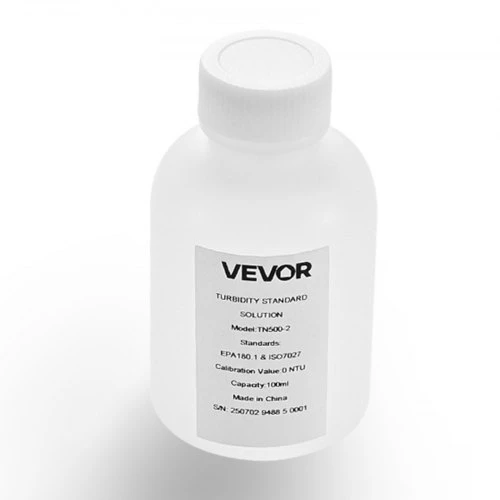 Koduva Drumstumo kalibravimo tirpalas VEVOR TN500-2, 0 NTU, 100 ml