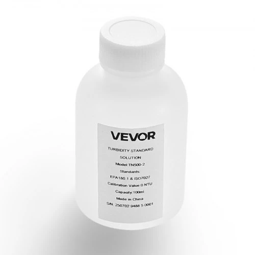 Koduva Drumstumo kalibravimo tirpalas VEVOR TN500-2, 0 NTU, 100 ml