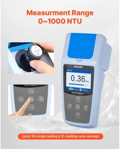 Koduva Drumstumo matuoklis VEVOR TN1000, 0-1000 NTU