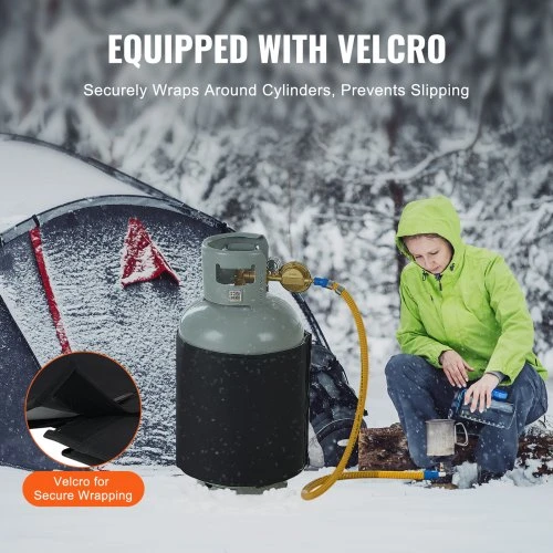 VEVOR Dujų baliono šildymo juosta GCHM-40-90, 120 W, juoda, 18,1kg balionams