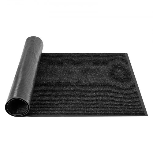 VEVOR Durų kilimėlis, pilkas, poliesteris ir PVC, 152 x 91 cm
