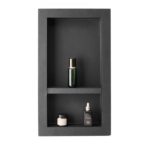 Koduva Dušo niša VEVOR, juoda, XPS plastikas, 40,6 x 71,1 x 10,2 cm