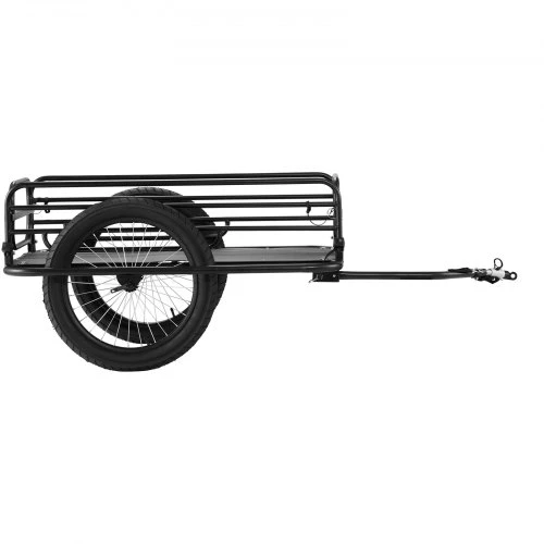 Koduva Dviračio krovininė priekaba VEVOR CT910, anglinis plienas, apkrova iki 125 kg, 163 x 73 x 58 cm