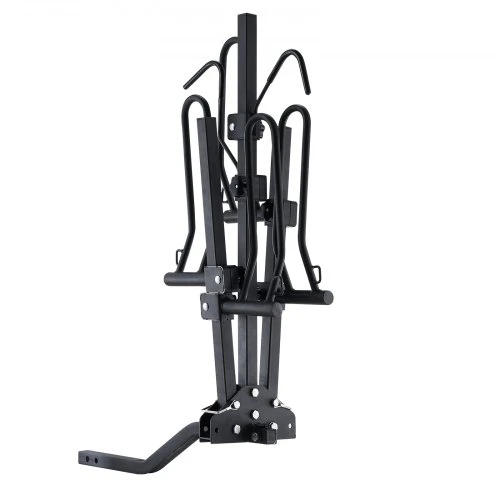 VEVOR Dviračių laikiklis ant kablio RC-1803I, 2 dviračiams, iki 73 kg, platforminis, sulankstomas ir atverčiamas, padangoms iki 12,7 cm
