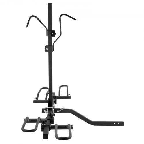 VEVOR Dviračių laikiklis ant kablio, 2 dviračiams, platforminis, iki 36 kg, 82 x 139 x 100 cm