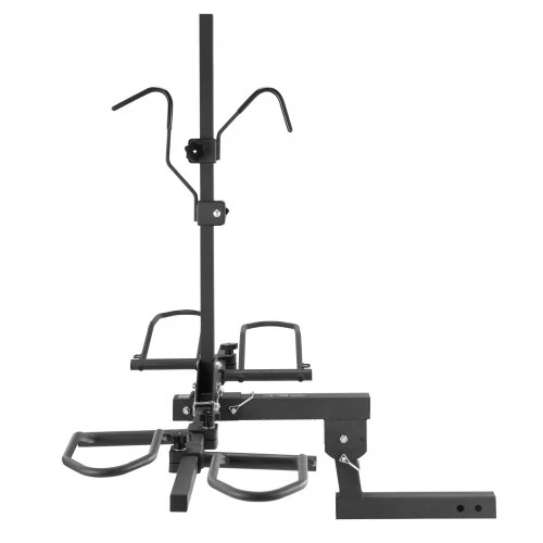 VEVOR Dviračių laikiklis ant kablio RC-1803I, 2 dviračiams, iki 73 kg, platforminis, sulankstomas ir atverčiamas, padangoms iki 12,7 cm