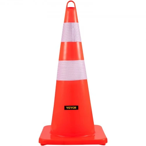 VEVOR Eismo kūgiai, 6 vnt., PVC, oranžiniai, 73 cm