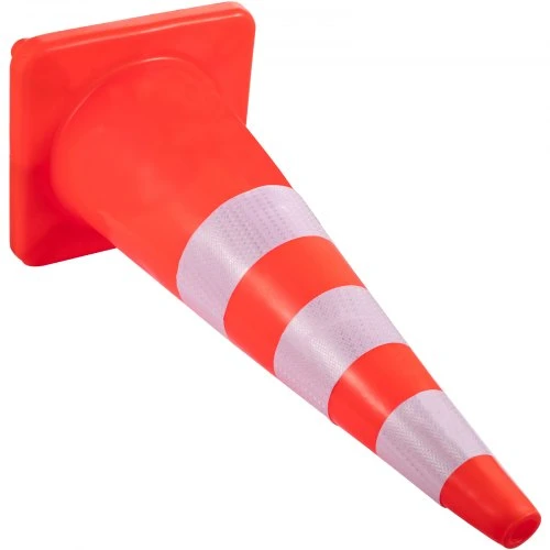 VEVOR Eismo kūgiai, 6 vnt., PVC, oranžiniai, 90 cm
