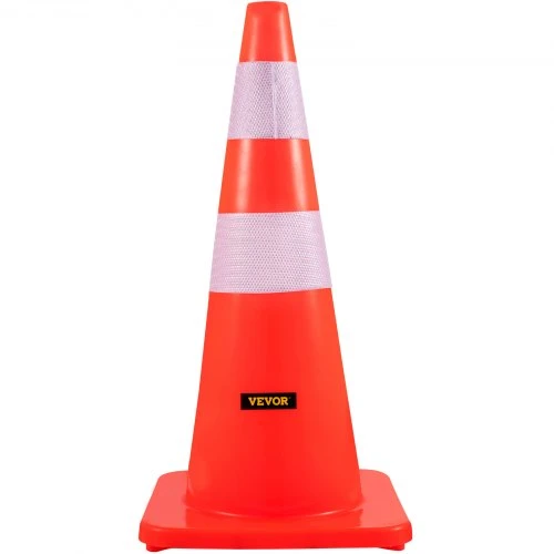 VEVOR Eismo kūgiai, PVC, oranžiniai, 73 cm, 12 vnt.